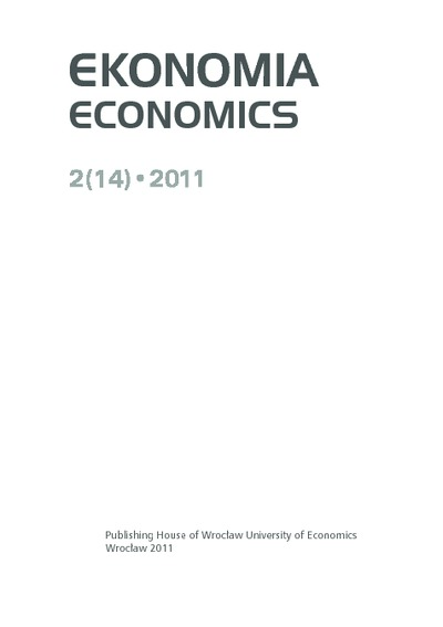 The European Union structural assistance audit planning. Ekonomia = Economics, 2011, Nr 2 (14), s. 114-122Economics