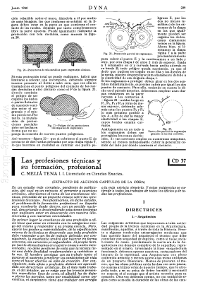 Las profesiones técnicas y su formación profesional (1ª Parte)