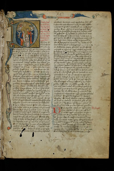 Omnia Schlatt Eisenbibliothek Mss Aristotle Albertus Magnus Manuscript