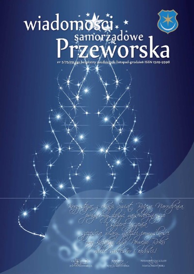 Wiadomości Samorządowe Przeworska. 2009, nr 5 (październik-listopad-grudzień)