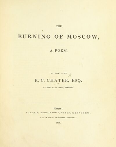 The Burning of Moscow, a poem. [electronic resource]