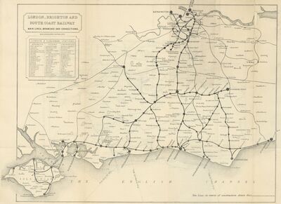 The Iron Roads Dictionary and travellers' route charts of the English and Welsh Railways; ... with ... engravings and ... maps ... Compiled and edited by J. R. S. V. [electronic resource]
