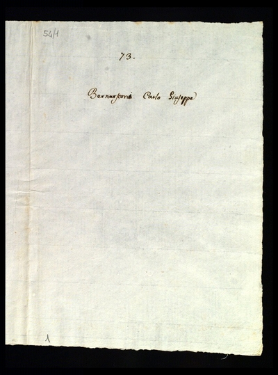 Lettere di Bernasconi, Carlo Giuseppe a Lodovico Antonio Muratori (1740-02-02 - 1740-02-09)