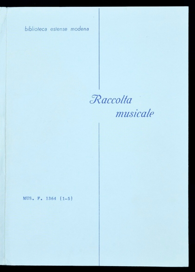 De' Floridi virtuosi d'Italia, il 2°. libro dei Madrigali a cinque voci