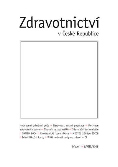 Hodnocení primární péče. 2. část - přehled výsledkůHodnocení primární péče. 2. část - přehled výsledků : Primary health care evaluation in Czech Republic - II. partPrimary health care evaluation in Czech Republic - II. part