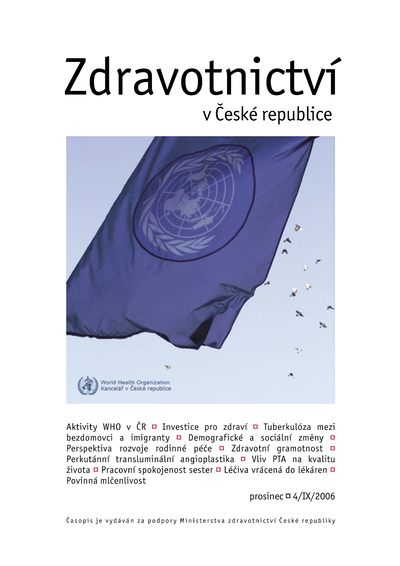 Strategie WHO v kontrole antibiotické rezistence a implementace doporučení WHO v České republice