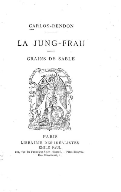 La Jung-Frau. Grains de sable / Carlos-Rendon