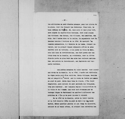 Papiers de Germain Bapst. I-XXIII Documents d'histoire contemporaine. VIII Guerre de 1870 : les opérations militaires jusqu'au 18 août.