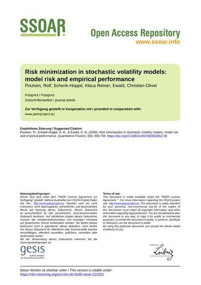 Risk minimization in stochastic volatility models: model risk and empirical performance
