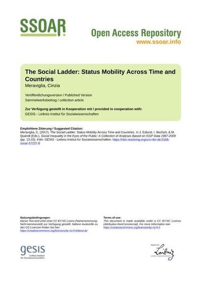 The Social Ladder: Status Mobility Across Time and Countries
