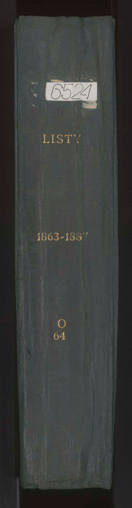 Korespondencja Józefa Ignacego Kraszewskiego. Seria III: Listy z lat 1863-1887. T. 64, O (Obrębski – Otto)