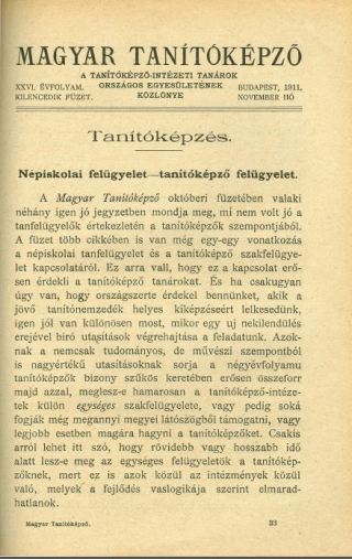 Magyar Tanítóképző1911. 26. évfolyam, 9. füzet