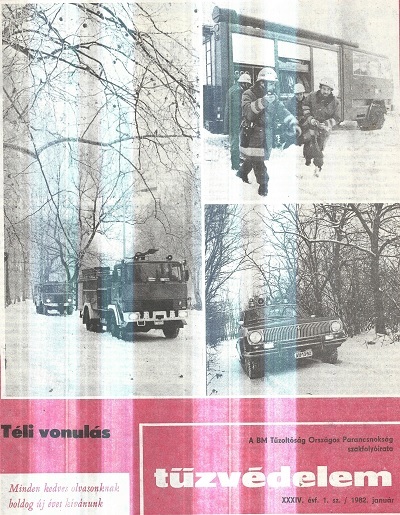 Tűzvédelem 1982.A Magyar Tűzoltók Országos Szaklapja