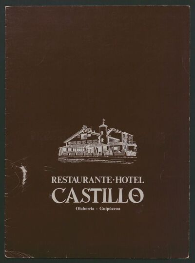 Carta del Restaurant Castillo