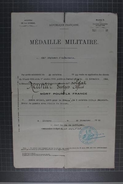 Medal, Medaille Militaire, Kiffin Rockwell, Lafayette Escadrille