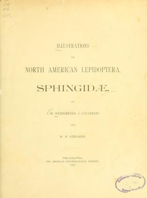 Illustrations of North American Lepidoptera Sphingidae