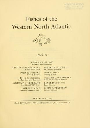 Soft-rayed Bony fishes : class Osteichthyes, order Acipenseroidei, order Lepisostei, order Isospondyli, suborder Elopoidea, suborder Clupeoidea, suborder SalmonoideaFishes of the western North Atlantic, sturgeions, gars, tarpon, ladyfish ...