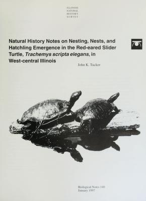 Natural history notes on nesting, nests, and hatchling emergence in the red-eared slider turtle, trachemys scripta elegans, in west-central IllinoisNesting, nests, and hatchling emergence in the red-eared slider turtle, trachemys scripta elegans, in west-central IllinoisRed-eared slider turtleTrachemys scripta elegans