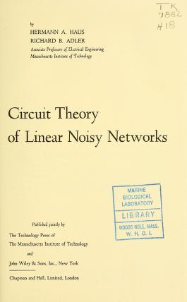 Circuit theory of linear noisy networks