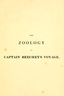 The zoology of Captain Beechey's voyage