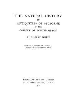 The natural history and antiquities of Selborne, in the county of Southampton