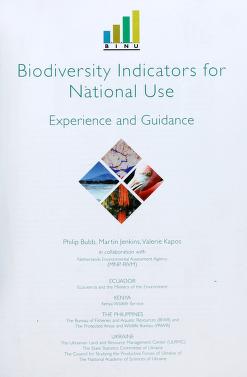 Biodiversity indicators for national use: experience and guidance