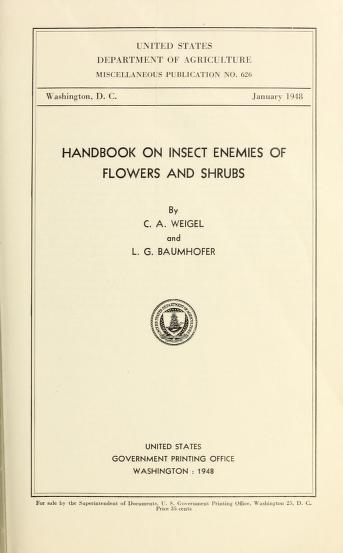 Handbook on insect enemies of flowers and shrubs