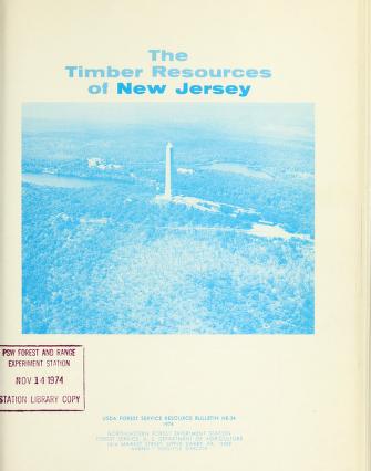The timber resources of New Jersey