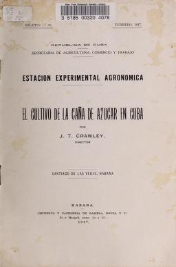 El cultivo de la caña de azucar en Cuba