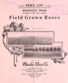 Field grown roses : wholesale trade 1925-1926 price list