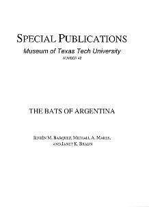 The bats of Argentina