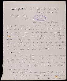J.C. Ives and John Torrey correspondence, 1857