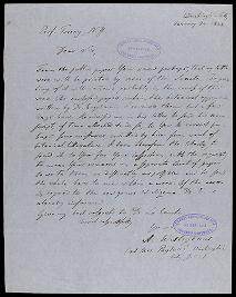 F.A. Wislizenus and John Torrey correspondence, 1848