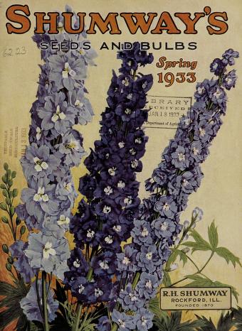 Shumway's seeds and bulbs, spring 1933
