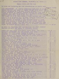 Dahlias price list for 1938