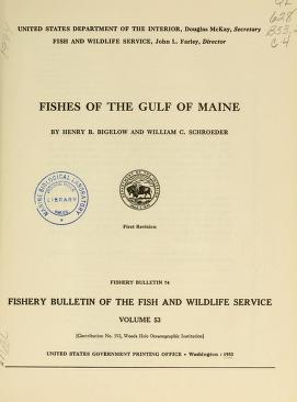 Fishes of the Gulf of Maine