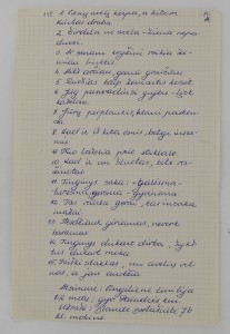 Dusetų K. Būgos vid. mokyklos jaunųjų kraštotyrininkų užrašytos tautosakos rinkinys . LTR 4375Zarasų raj. Dusetų K. Būgos vid. mokyklos jaunųjų kraštotyrininkų 1970-72 ekspedicijos medžiaga