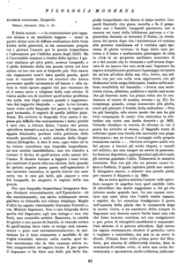 Filologia moderna: A. Duro, Leopardi, di M. Saponaro