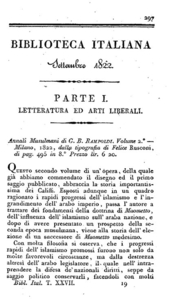 Annali Musulmani, di G. B. Rampoldi. Volume II