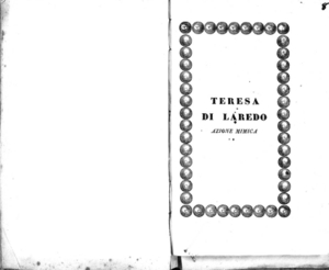 Teresa di Laredo : azione mimica in quattro atti