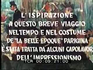 Ballata impressionista. L'ispirazione a questo breve viaggio nel tempo e nel costume de "La Belle Epoque" parigina è stata tratta da alcuni capolavori dell'impressionismo