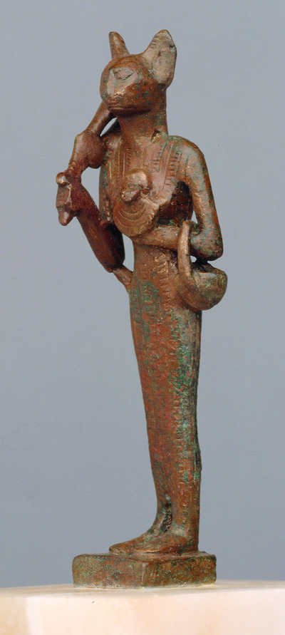 Bastet ART EGYPT Figur Katzengöttin PARASTONE Museumsskulptur EG13 