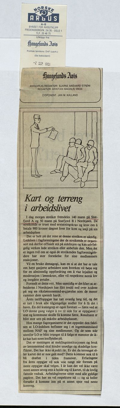 Statoil ASA, Presseklipp 1973-2001