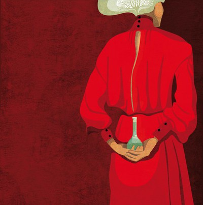 Rita Levi-Montalcini - digital illustration