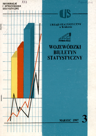 Wojewódzki Biuletyn Statystyczny, 1997, Nr 3 | Europeana