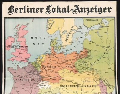 Kriegskarte 1914 Berliner Lokal-Anzeiger | Europeana