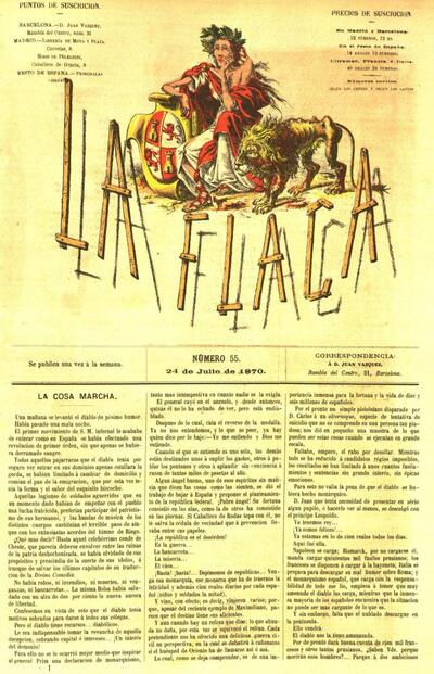 La Flaca: Año 1, No. 055 (24 Jul. 1870) 