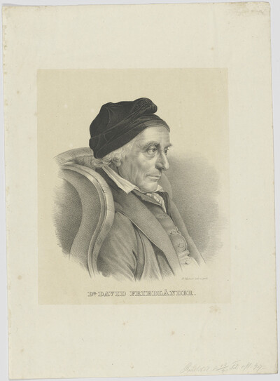 Bildnis des Dr. David Friedländer Europeana