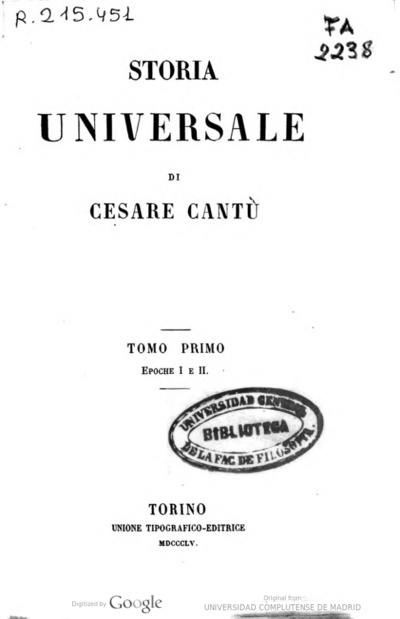 Storia Universale | Europeana