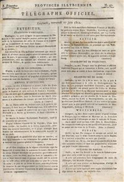 Telegraphe officiel | Europeana